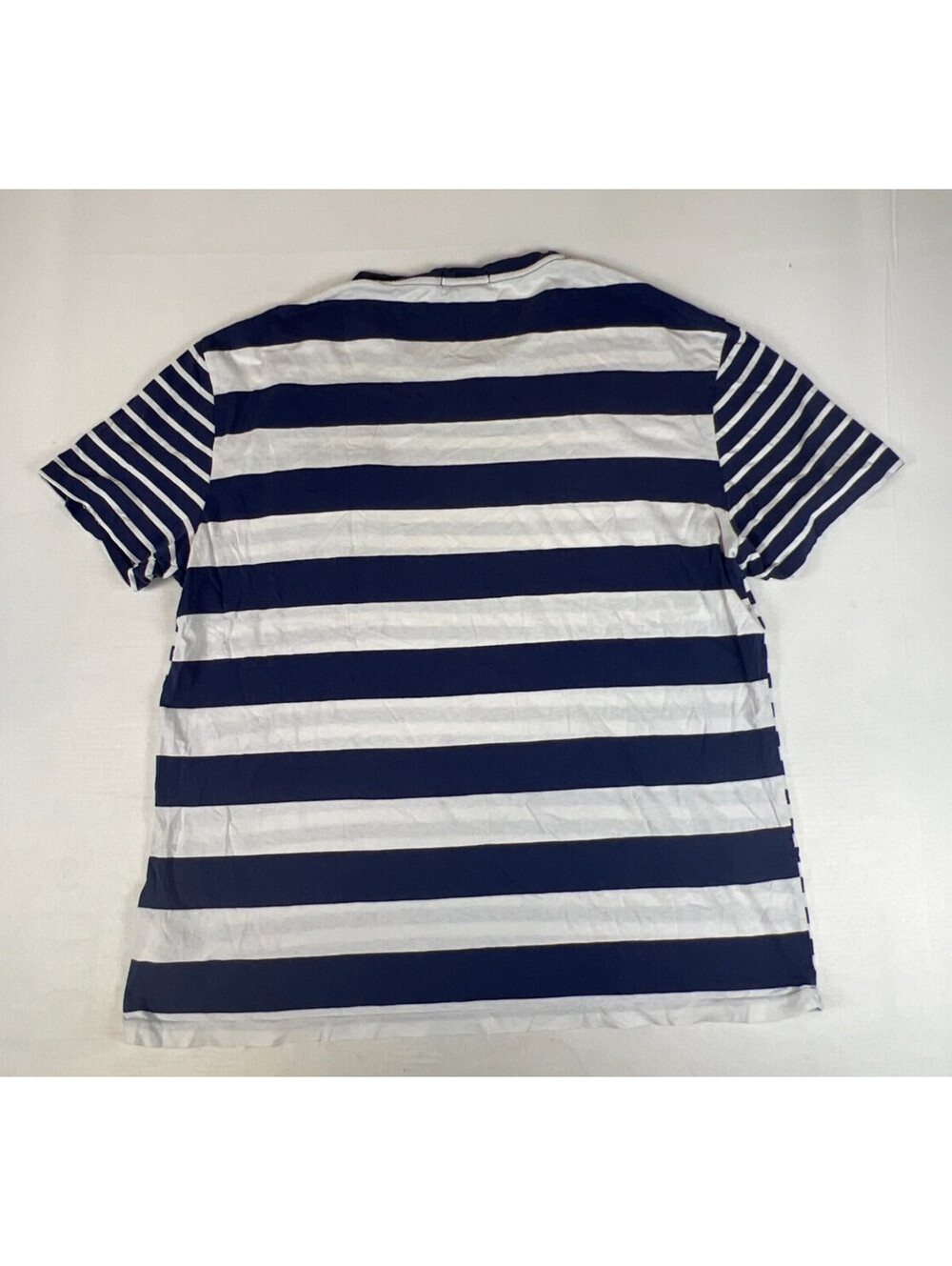 Polo Ralph Lauren Men Size M Blue White Striped Pocket T-Shirt Classic Fit - Picture 2 of 11